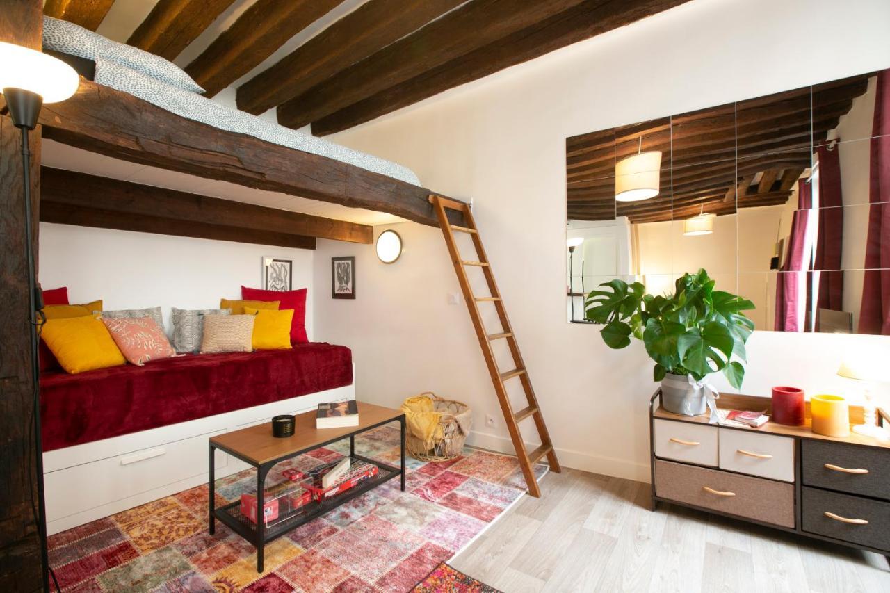 Authentic Apartment In Center Of Parisian Marais Exteriér fotografie