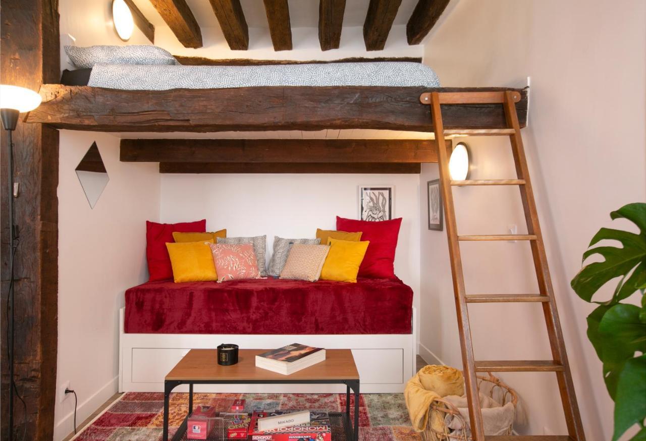 Authentic Apartment In Center Of Parisian Marais Exteriér fotografie