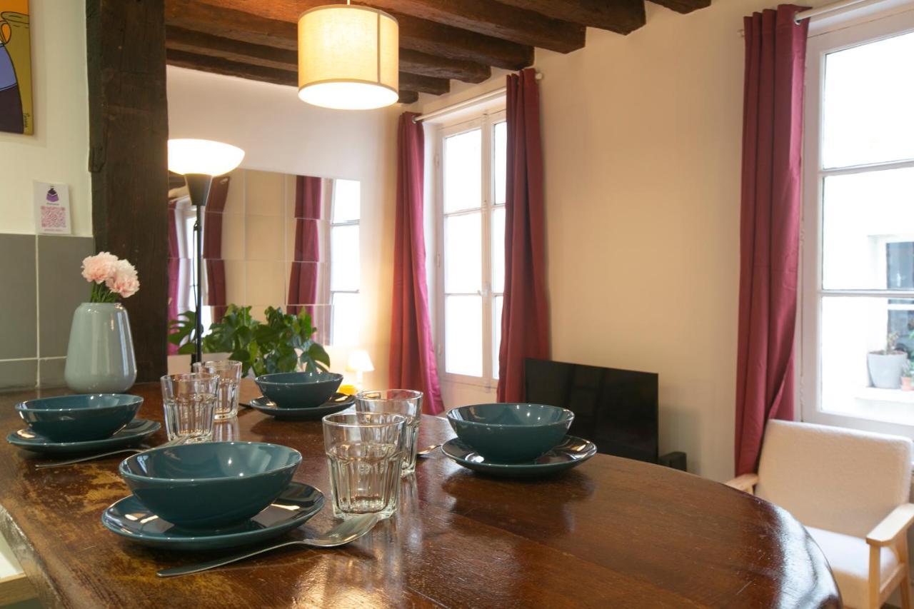 Authentic Apartment In Center Of Parisian Marais Exteriér fotografie